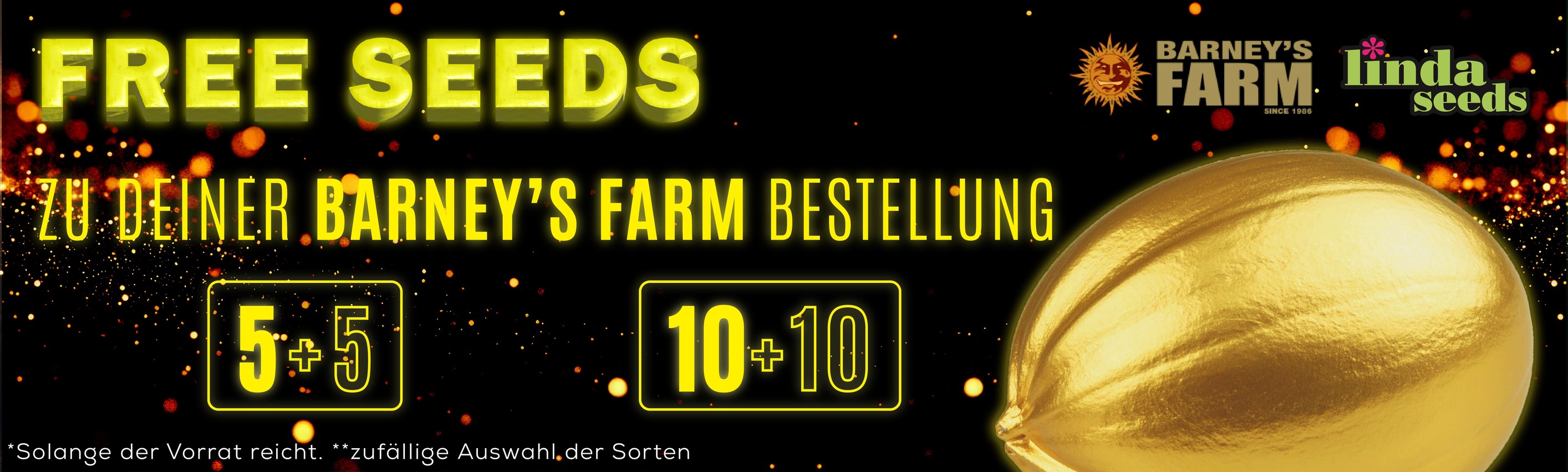 BARNEY\'S FARM SEEDS GRATIS SAMEN AKTION